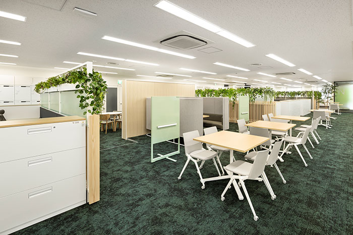 本社 5階執務室内コラボレーションエリア